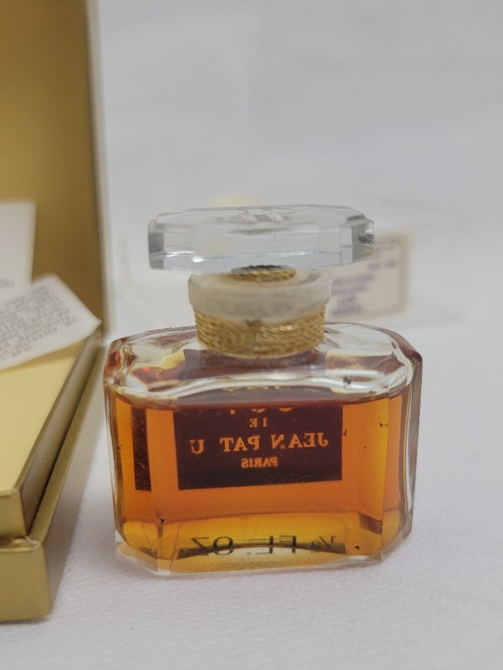 JEAN PATOU Joy Parum 1104 1/2 fl oz .5 fl oz Vintage Box - Picture 5 of 11